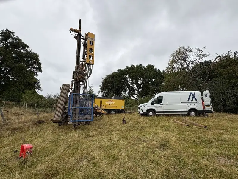 Apex Drilling team and equipment